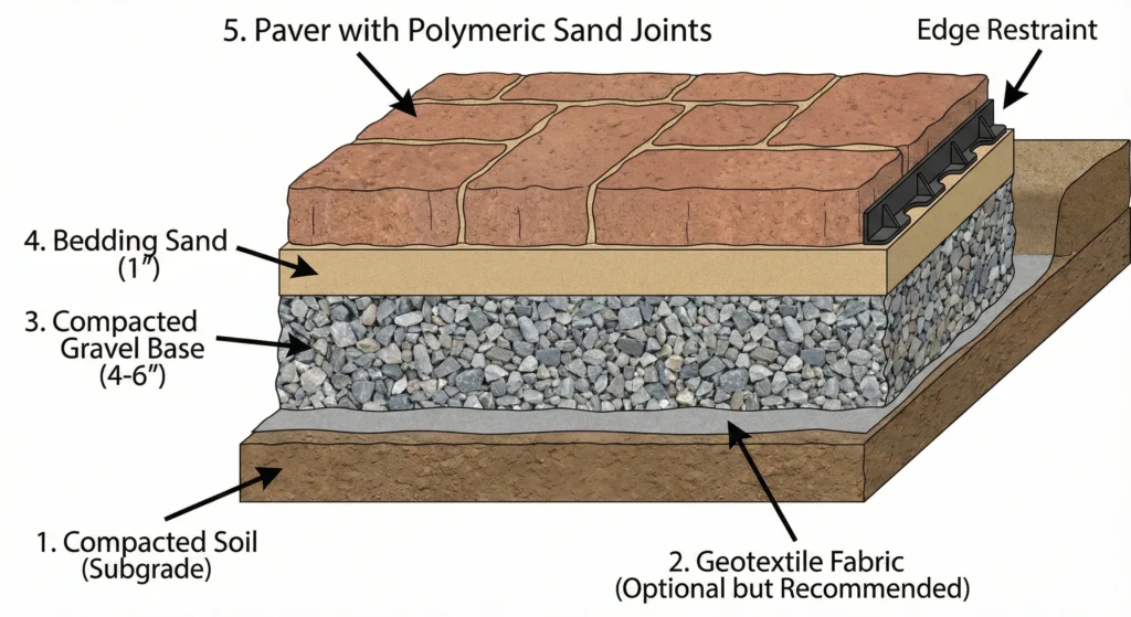Paver Calculator Paver Layers Image