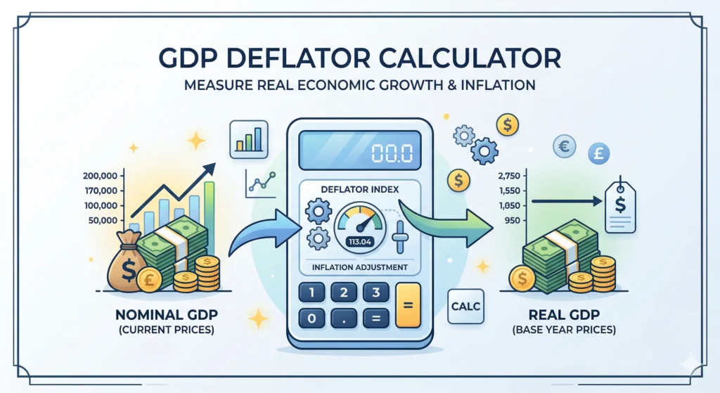 GDP Deflator Calculator: Find Real GDP, Nominal GDP | Versa Calculator